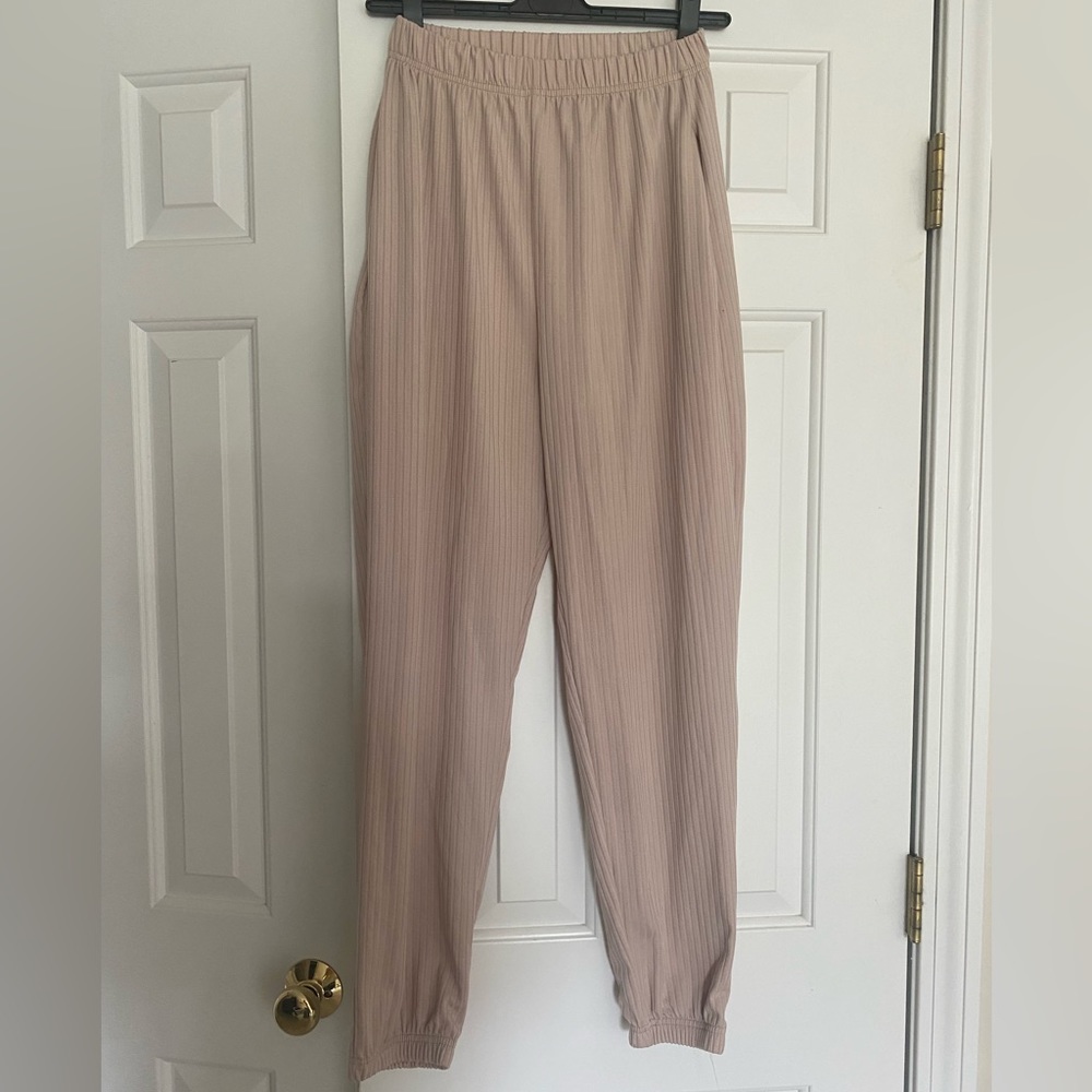 Blush/Nude Jogger Style Pants
